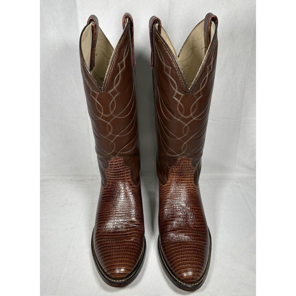 ACME Boots Men’s 9 1/2D Vintage Western Boots Leather Made In The USA